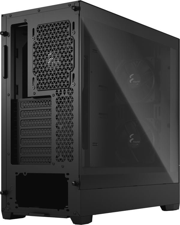 Fractal Design Pop Silent Svart TG Clear ATX-chassi med fönster, svart