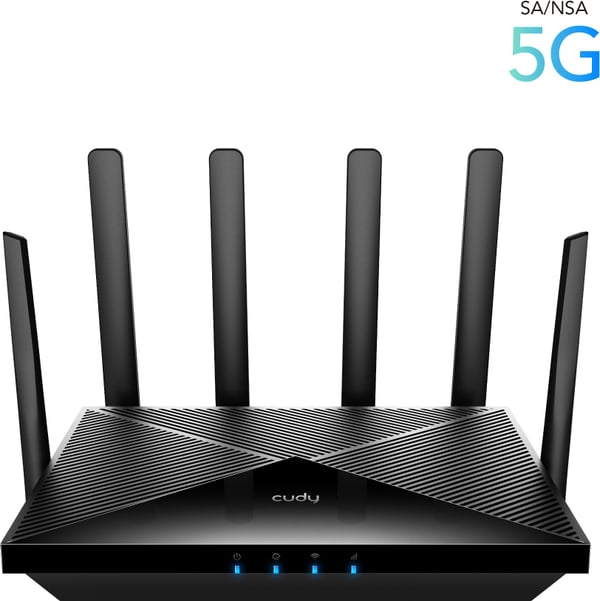Cudy P5 AX3000 5G/4G/LTE-modem och WiFi 6 Mesh-basstation