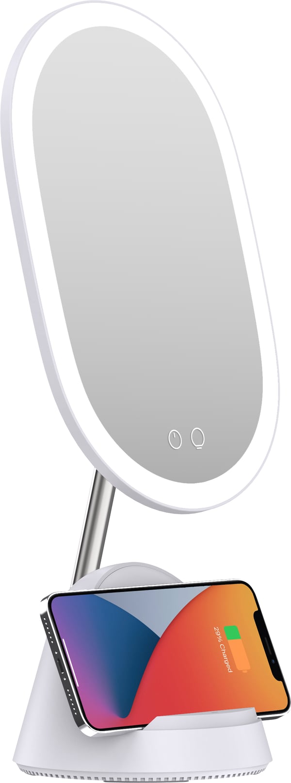 Enne Glow & Charge -sminkspegel med LED-ljus