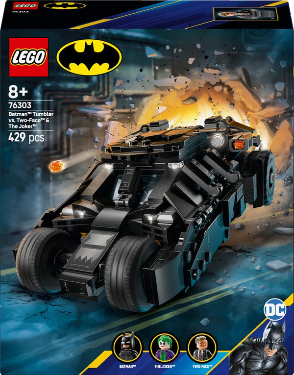LEGO Super Heroes DC 76303 – Batman Tumbler mod Two-Face og The Joker