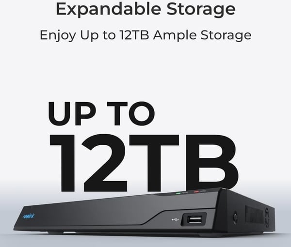 Reolink NVS16 4K UltraHD PoE-inspelare, 4 Tt
