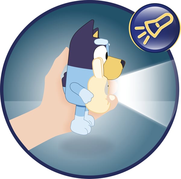 Bluey GoGlow Dream 3-i-1 natlampe og søvnassistance