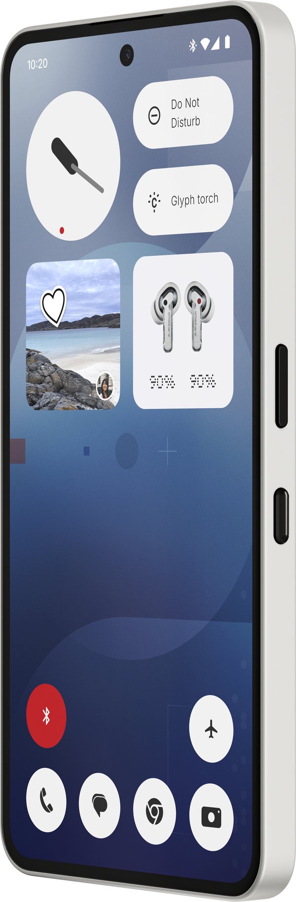 Nothing Phone (3a) mobil, 256/12 GB, vit