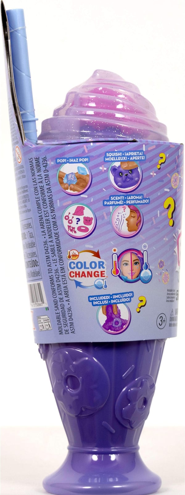 Barbie Pop Reveal Treats-serien, modedocka, lila