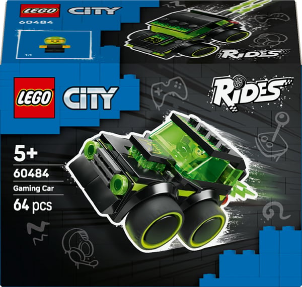LEGO City Byggklossfordon 60484 Farkoster – Spelracingbil