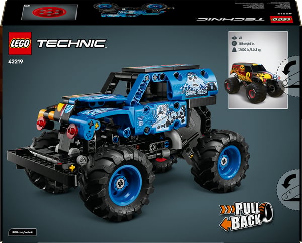 LEGO Technic 42219 Monster Jam™ Grave Digger™ eld och is