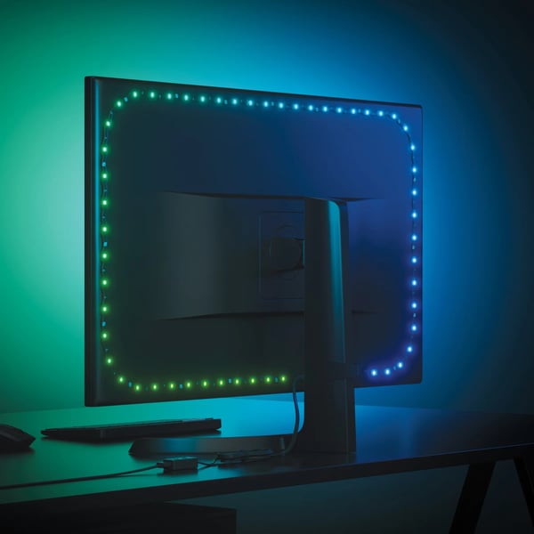 Nanoleaf PC-skärmspegel ljusslinga, 2,5 m
