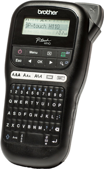 Brother P-touch H110 -märkmaskin, svart