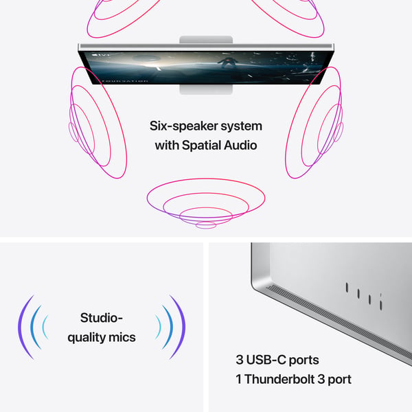 Apple Studio Display-skärm (MK0U3)