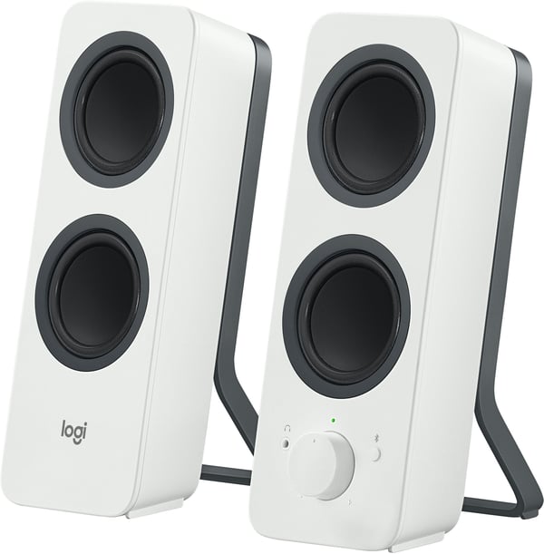 Logitech Z207 Bluetooth-stereohögtalare, naturvit