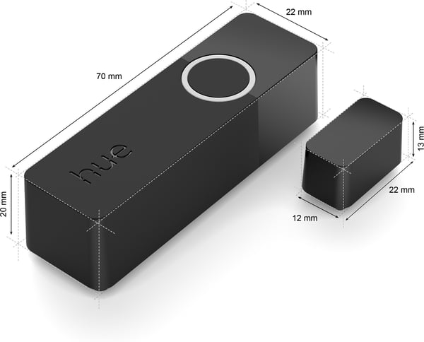 Philips Hue Secure berøringsføler, sort, 1 stk.