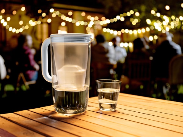 Brita Glass Jug vattenfilterkanna, glas, 1,5L