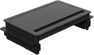 DELTACO indbygget strømafbryder, udsparingsklar, 3 stik, 1x21W A+C USB-oplader, GST18-tilslutning