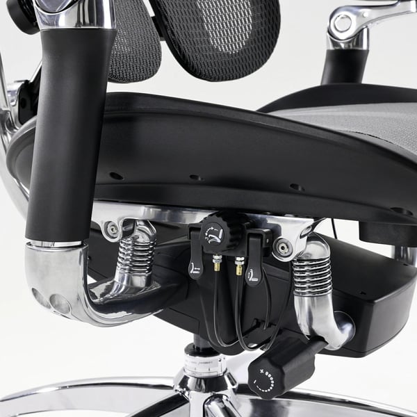 Sihoo Doro S300 - ergonomisk kontorsstol med fotstöd, svart