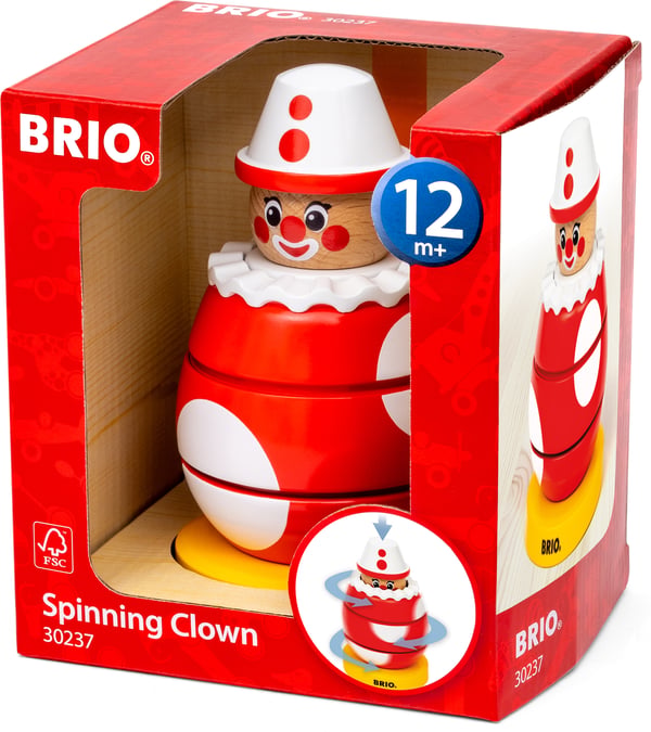 BRIO Snurrande Clown