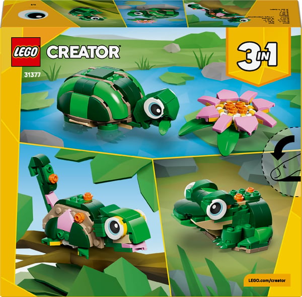 LEGO Creator 31377 Sköldpadda och näckros 3-i-1