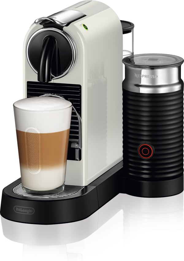 Nespresso Citiz & Milk -kapselmaskin, vit