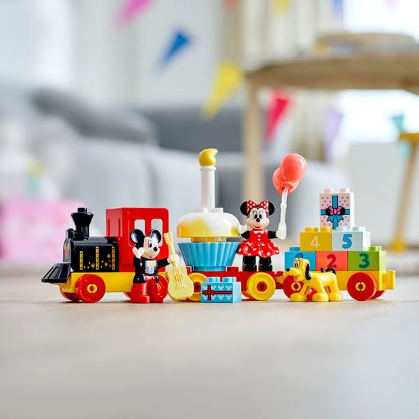 LEGO DUPLO ǀ Disney Musse och Mimmis födelsedagståg 10941 Byggleksak (22 delar)
