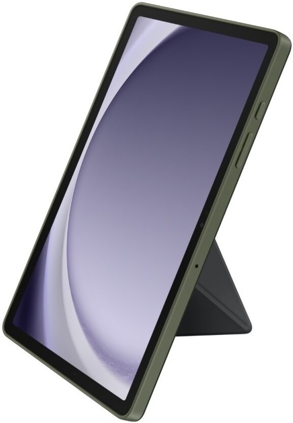 Samsung Galaxy Tab A9+ Book Cover -skyddsfodral, svart