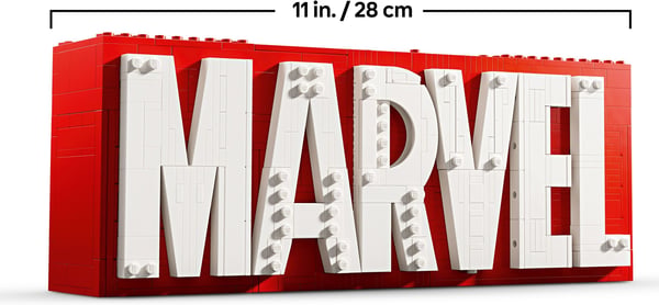 LEGO Superhelte Marvel 76313 – MARVEL-logo og minifigurer