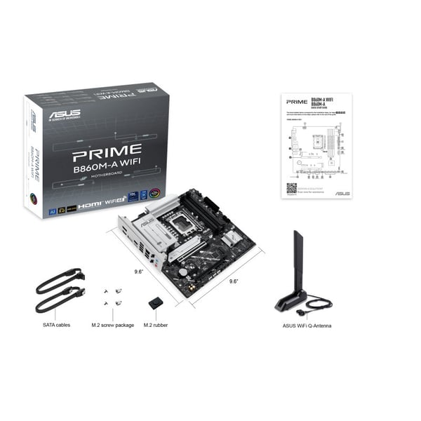 ASUS PRIME B860M-A WIFI Micro-ATX moderkort