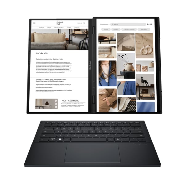 ASUS Zenbook DUO bærbar computer, Win 11 (UX8406CA-PZ068X)