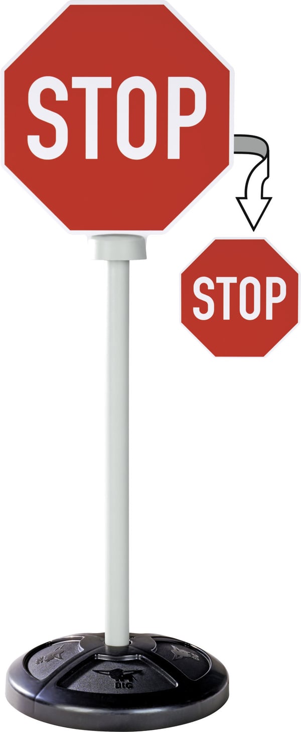 BIG trafikmärken med ställning