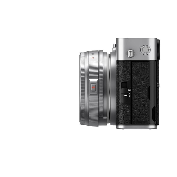Fujifilm X-E5 systemkamera + XF23 mm F2.8 objektiv, silver