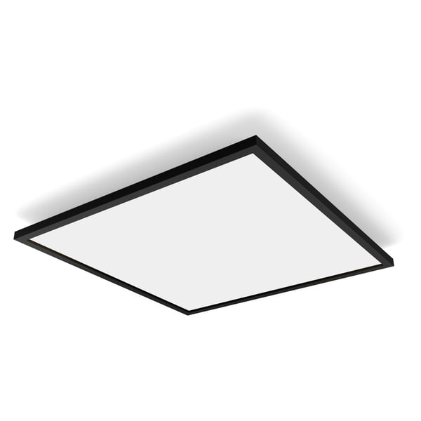 Philips Hue Aurelle taklampa 39 W, 2000-6500K, 3750 lm, fyrkantig, svart XL