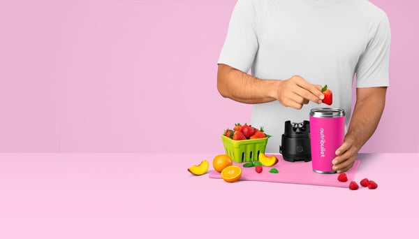 Nutribullet FLIP NBP016MA bärbar mixer, magenta