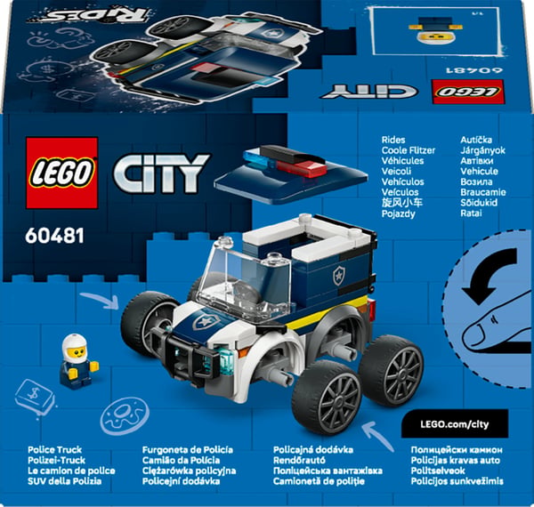LEGO City Klossfordon 60481 Fordon – Polisbil