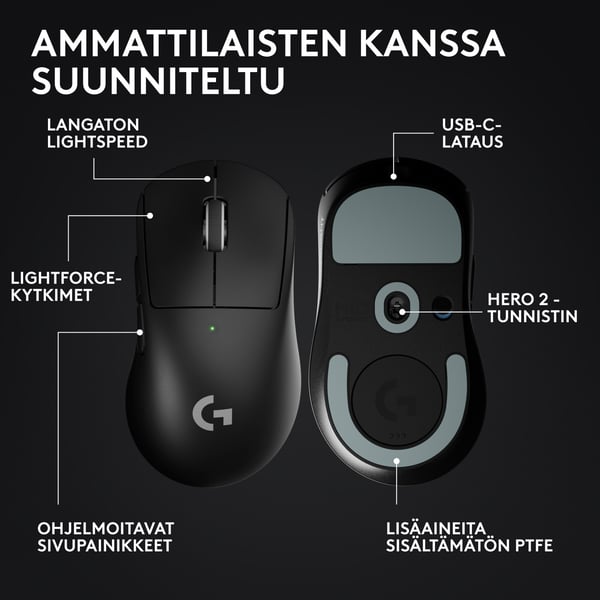 Logitech G Pro X Superlight DEX speldatormus