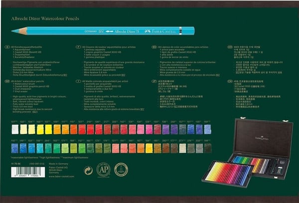 Faber-Castell Albrecht Dürer presentförpackning, 48 färger