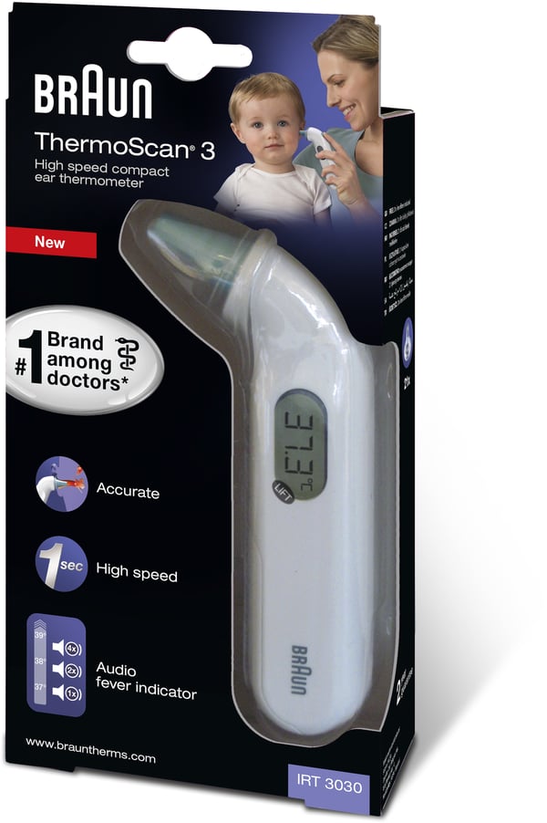 Braun IRT3030WE - øretermometer