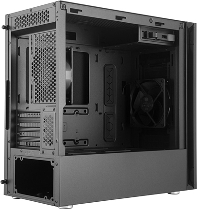 Cooler Master Silencio S400 Micro-ATX kabinet, sort