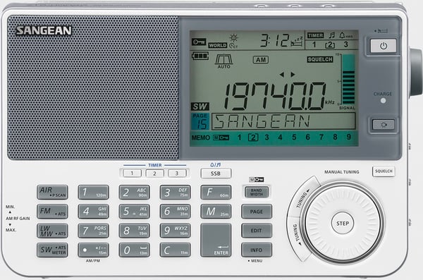 Sangean ATS-909 X2 - verdensradio, hvid
