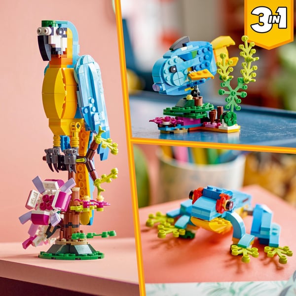 LEGO Creator Exotisk papegoja 31136 Byggset (253 delar)