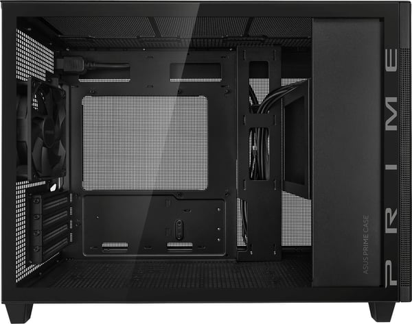 Asus Prime AP201 TG Micro-ATX-chassi med fönster, svart