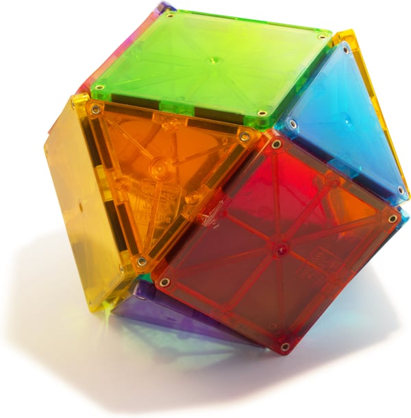 MAGNA-TILES® Klara Färger - magnetbyggsats, 32 delar
