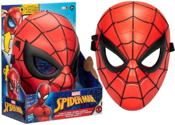 Spiderman - Lysende maske i mørket