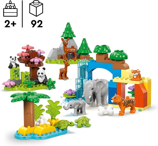 LEGO DUPLO Stad 10446 – 3-i-1 djurfamiljer