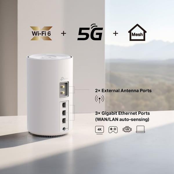 TP‑LINK Deco X10‑5G 5G/WiFi 6 Mesh-system