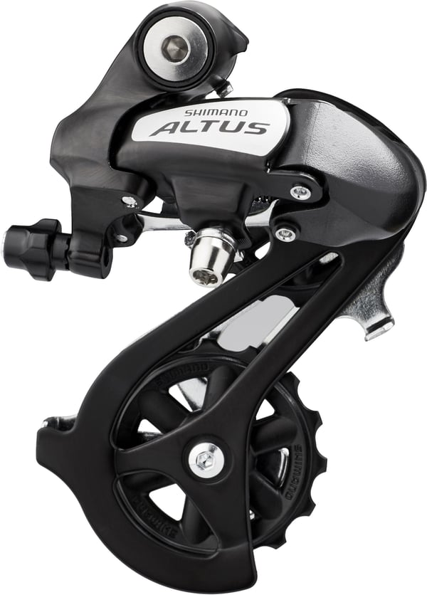 Shimano Altus RD-M310DL bagskifter, 7/8-speed, sort