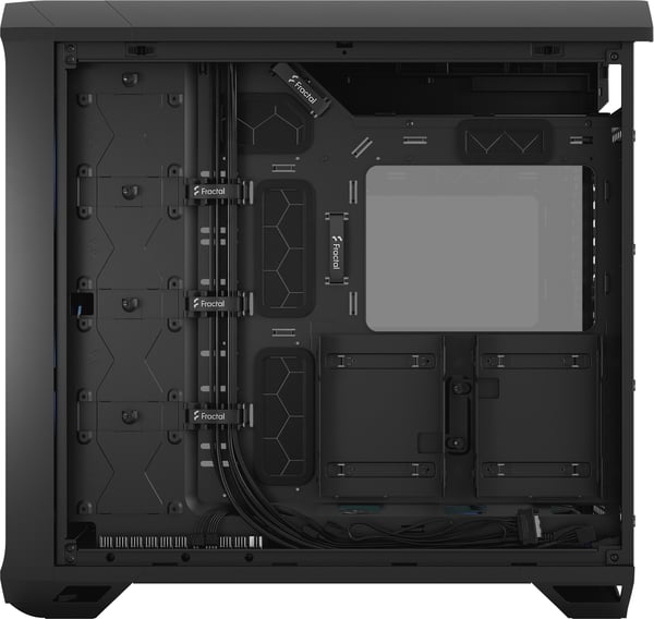 Fractal Design Torrent Svart RGB TG Lätt Tint E-ATX-chassi med fönster, svart