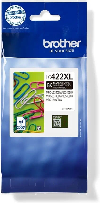 Brother LC422XLBK - bläckpatron, svart