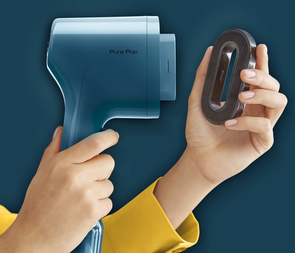 Tefal Pure Pop -tekstiilihöyrystin sininen