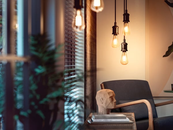 Philips Hue White Filament ST72 Edison -lampa, E27