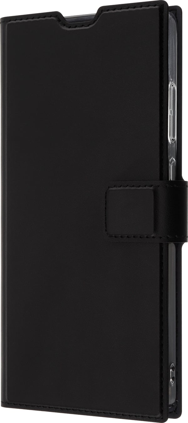 FoneKit BookCase-skyddsfodral, Samsung Galaxy S25 Ultra, svart