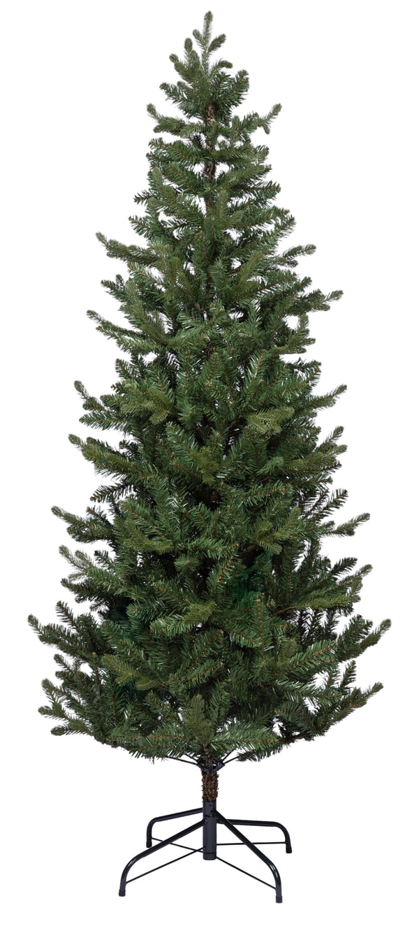 Grön realistisk julgran, 185 cm