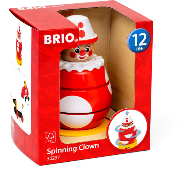 BRIO Snurrande Clown